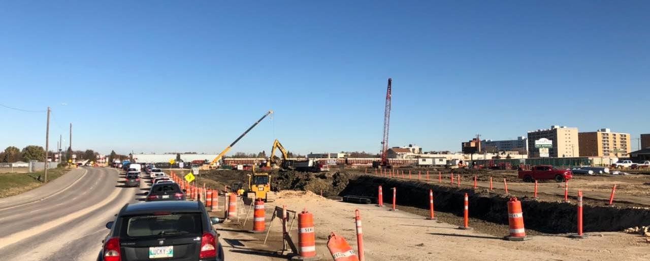 Waverley street construction