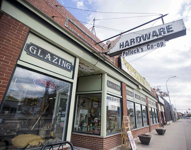 Pollock's Hardware on Main Street can be closed