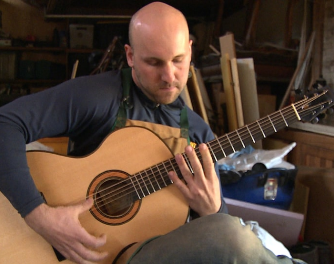 A guitar was made to keep tradition alive and mark 50 years of Festival du Voyageur