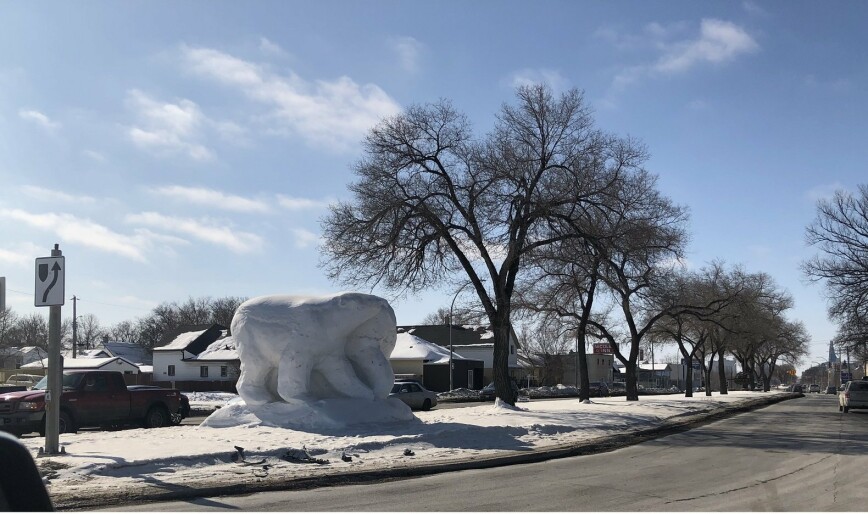 Winnipeg's snow sculptures
