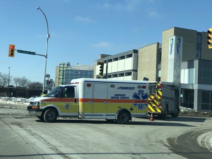 Crash at Goulet Street and Tache Avenue