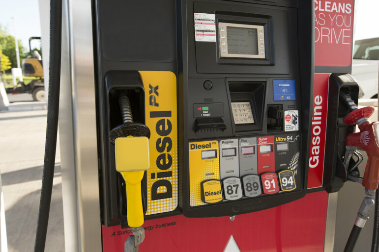 Nearing carbon tax impact on gas prices