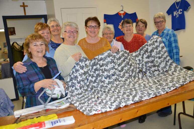 Helping the homeless in Winnipeg be re-using plastic bags