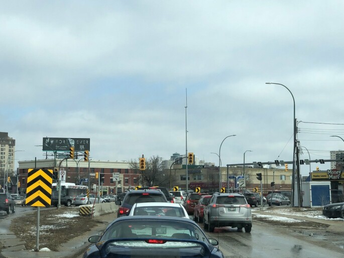 Winnipeg downtown traffic lights are down