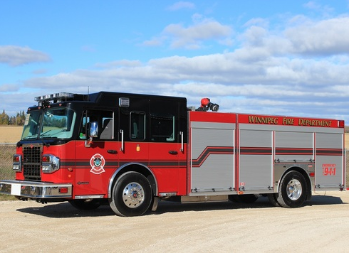 Two people were hospitalized after fire 