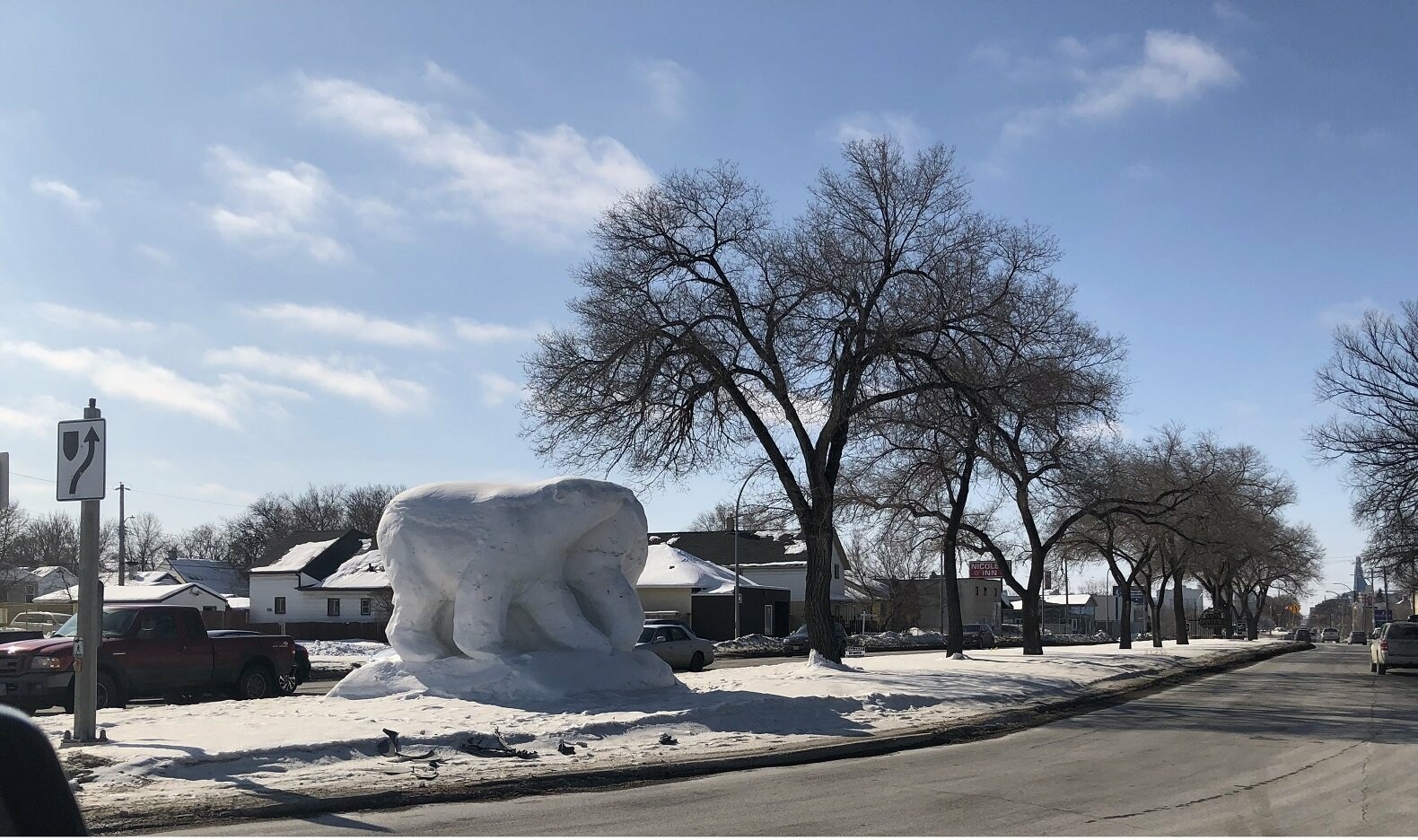 Winnipeg's snow sculptures