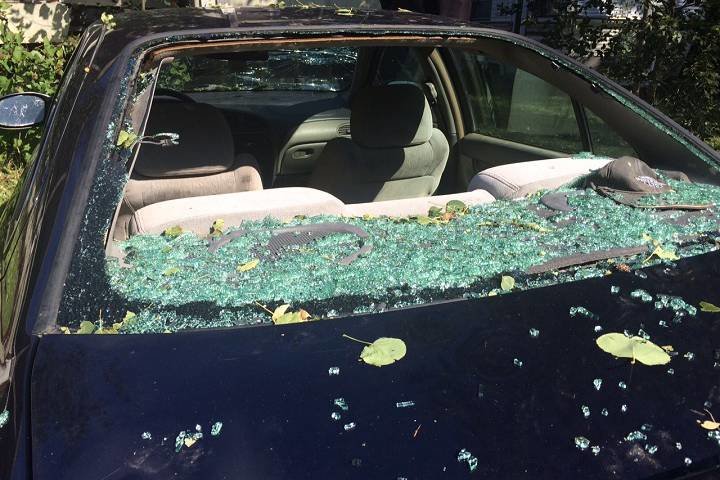 19 vehicles damaged this weekend