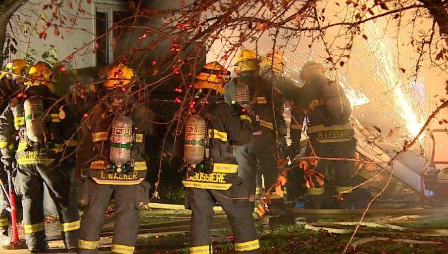 More than 20 families are without a home after a big fire