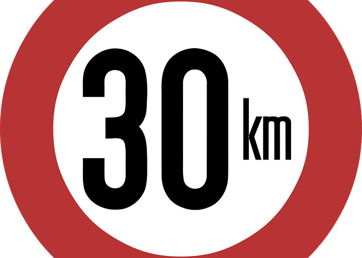 Warning! Drive slower, the kids are going to school