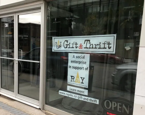 Young people can get real working experience in a new shop