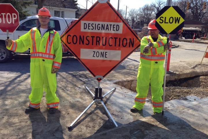 Winnipeg road construction