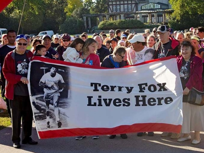 Terry Fox Run got more than 150 people together