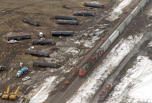 Rail service between Winnipeg and Gillam is out