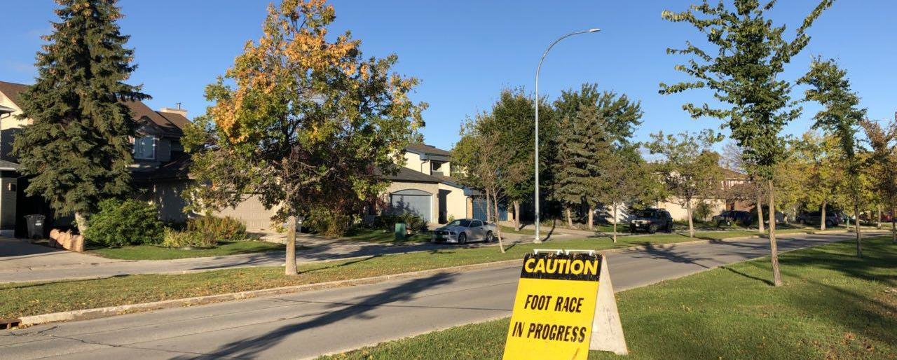 Linden Woods community marathon