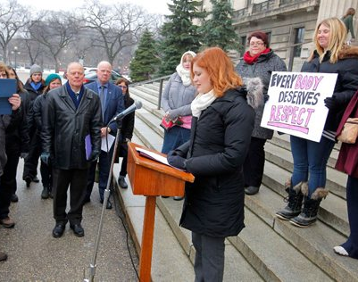 Winnipeggers protest against discrimination