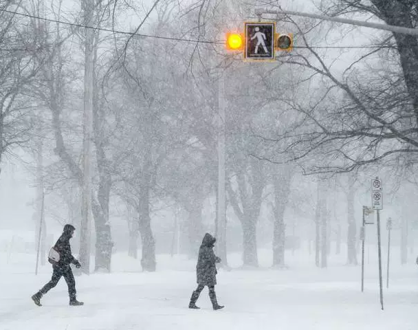 Snow is already in Manitoba