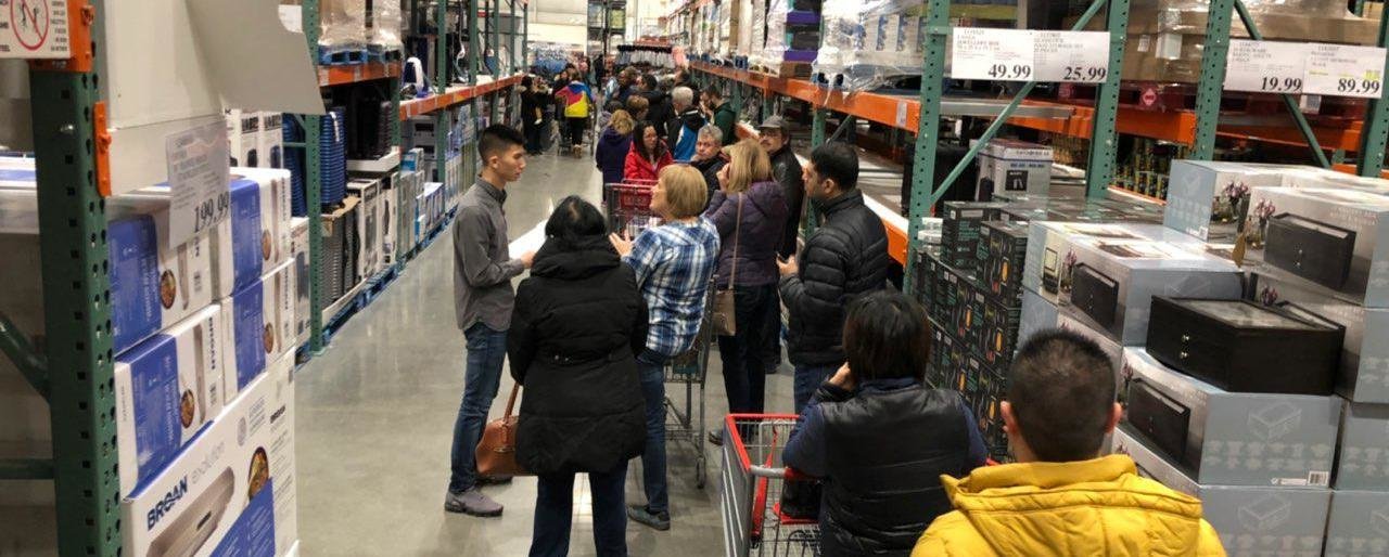 Black Friday madness in Costco