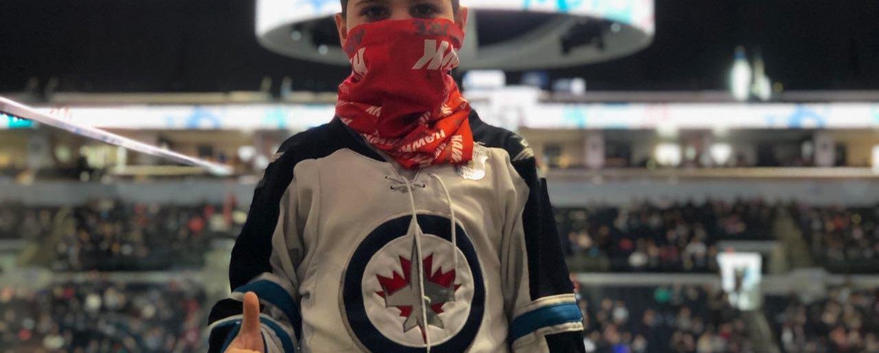 Laine scores 5 goals and lucky Winnipegger wins $1 million