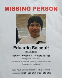 Winnipeg man missing for 6 months