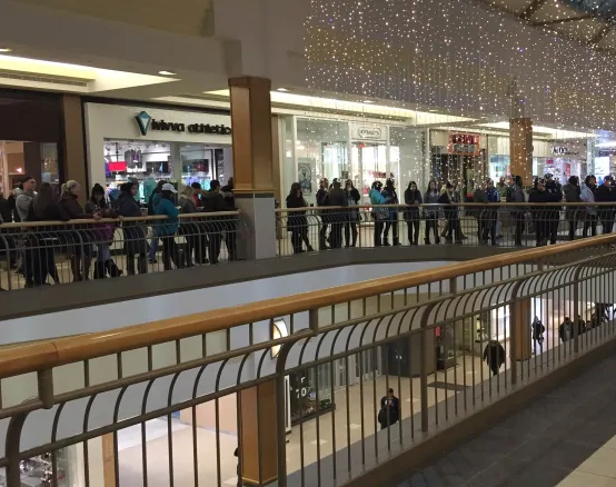 A lot of people who came to Polo Park on Boxing Day were disappointed 