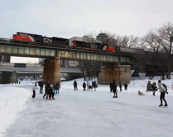 St. James area residents create skating rinks and slides