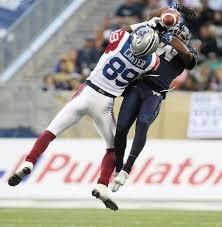 Chris Randle of Winnipeg Blue Bombers is cut loose 