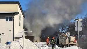 Fire on London Street in Winnipeg
