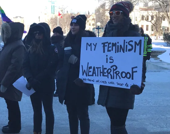 Feminism is weatherproof: 3rd annual Women’s March was held in Winnipeg