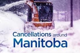 Cancellations around Manitoba