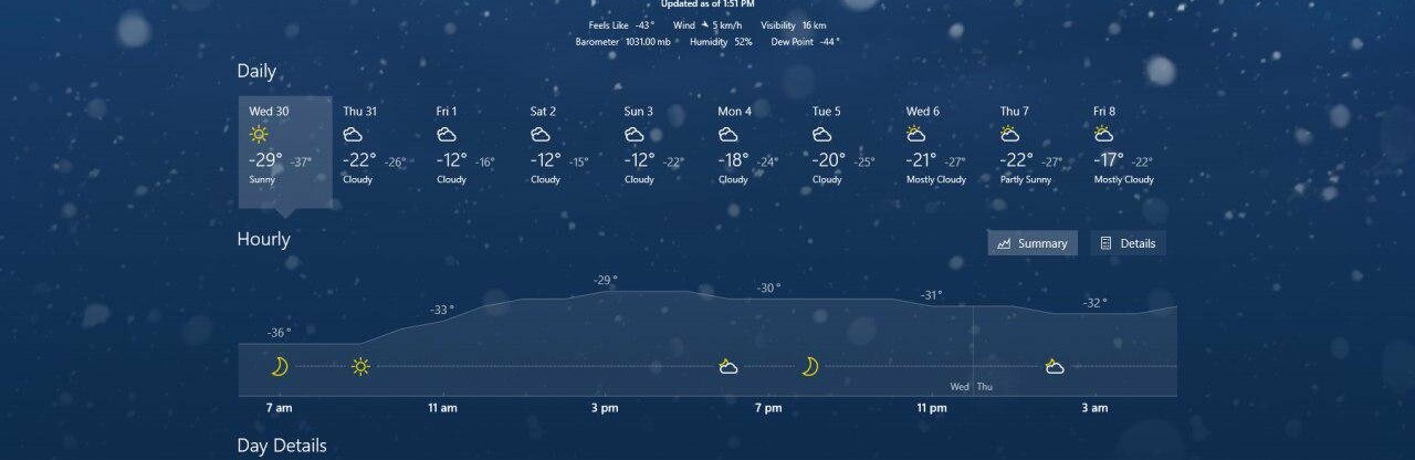 Extreme Cold Warning for Southern Manitoba