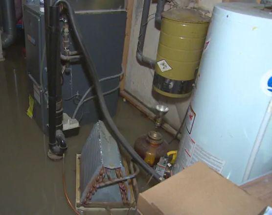 The basements of the houses on Kenaston Boulevard were flooded due to a water main break