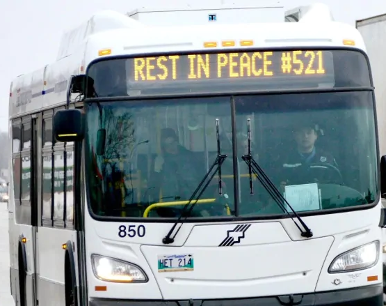 Winnipeg Transit drivers did not memorialize their colleague died on St. Valentine's Day