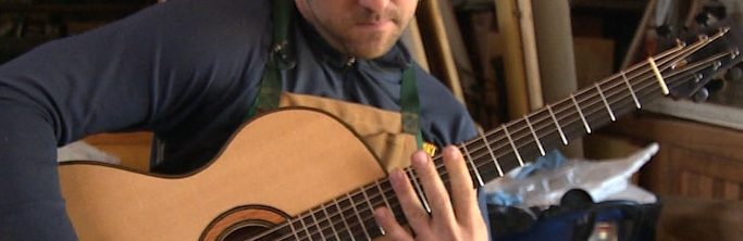 A guitar was made to keep tradition alive and mark 50 years of Festival du Voyageur