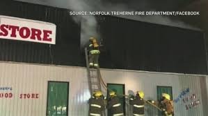 Food Store destroyed by fire