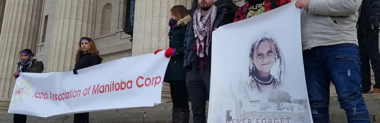 Syria refugees in Winnipeg call on the Canadian government to act