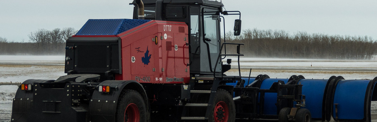 Autonomous snowplow made its first trip at Winnipeg's airport