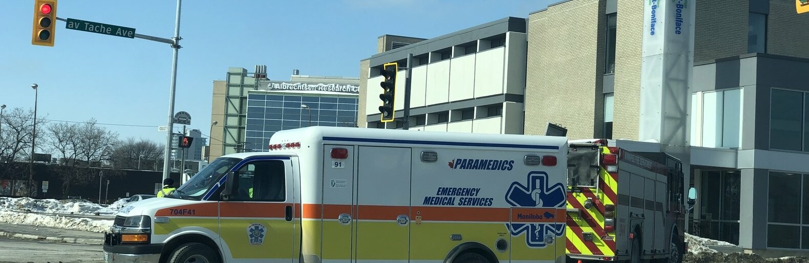 Crash at Goulet Street and Tache Avenue