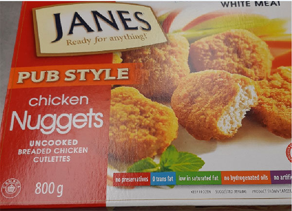 Frozen chicken product recalled
