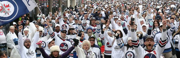 Winnipeg is getting ready for Jets playoff matches