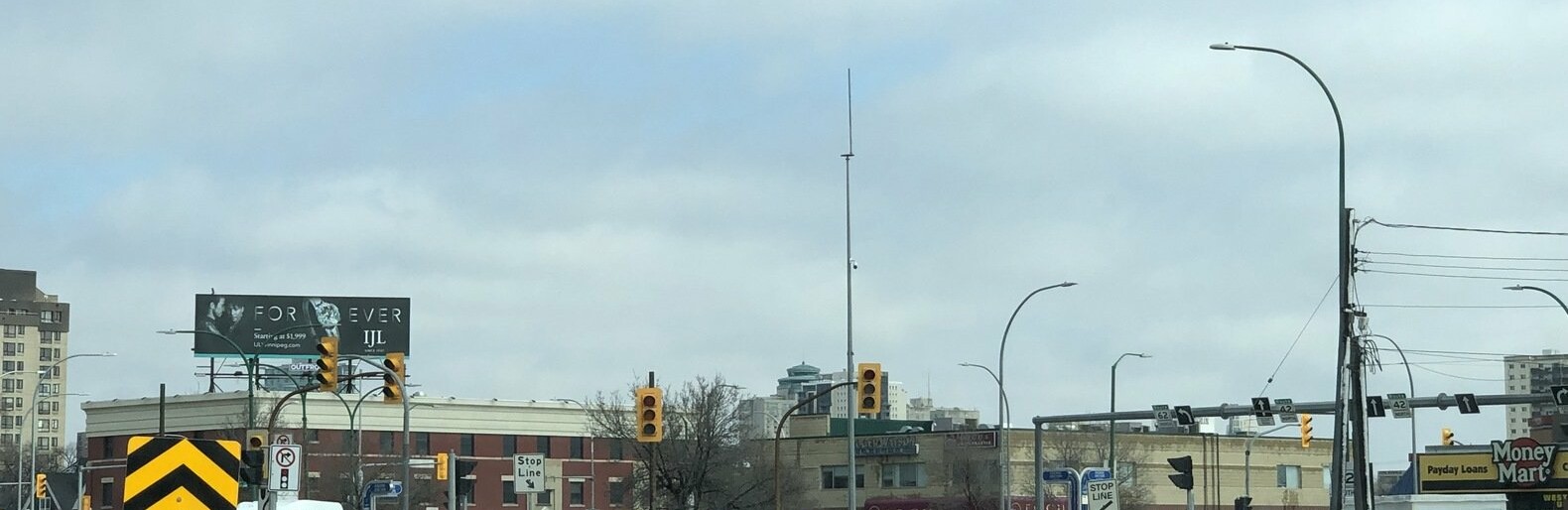 Winnipeg downtown traffic lights are down