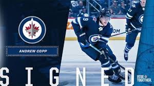 Andrew Copp signed with Winnipeg Jets for 2 years