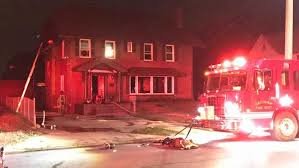 One firefighter injured fighting in a two-storey house fire